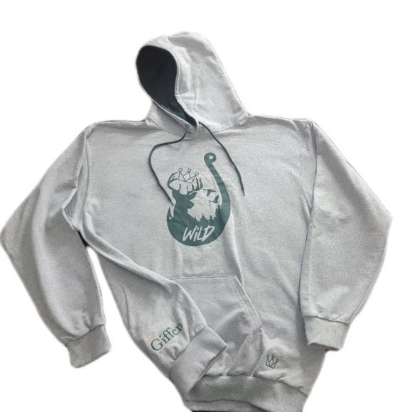 Green & Grey Giffen Wild Hoodie - Picture 3 of 3